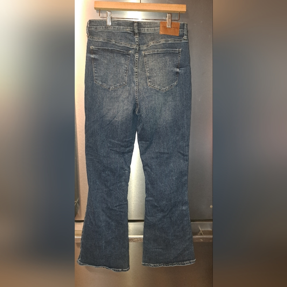 Ladies Lucky Brand High Rise Stevie Flare Jeans Stretch Soze 12/31  City Cowgirl - Picture 5 of 8